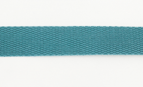 Preview: Gurtband Baumwolle 25mm gedecktes mint (1 m)